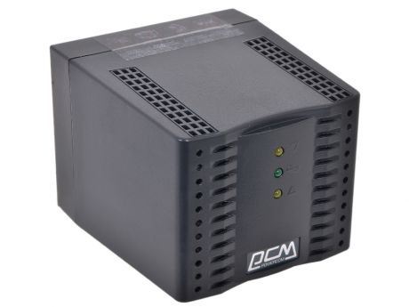 Стабилизатор напряжения Powercom TCA-2000 Black (4 EURO)*
