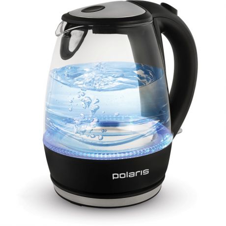 Чайник Polaris PWK 1076CGL 1л. 2200Вт черный (корпус: стекло)