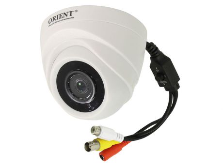 Камера наблюдения ORIENT AHD-940-IF1B-4 MIC с микрофоном купольная, 4 режима: AHD,TVI,CVI 720p (1280x720)/CVBS 960H, 1/4