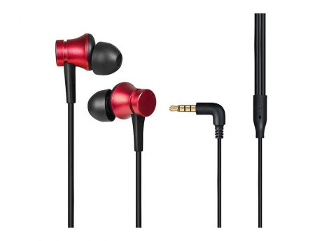 Наушники с микрофоном Xiaomi Mi Earphones Basic Red (ZBW4442GL)