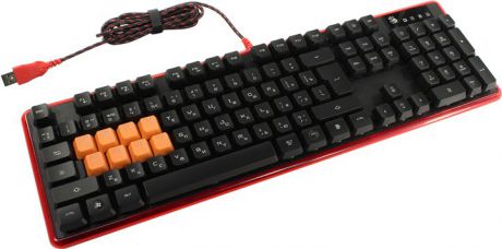Клавиатура A4Tech Bloody B2278 черный/красный USB Multimedia Gamer LED