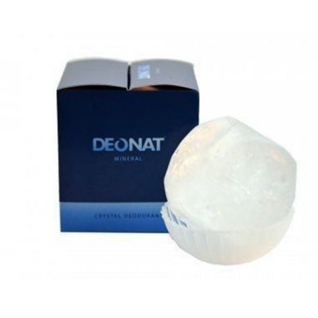Дезодорант кристалл природный в подарочной коробочке, 155 г (DeoNat, Дезодоранты DeoNat)