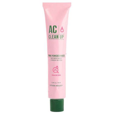 Маска для проблемной кожи с розовой глиной AC Clean Up Pink Powder Mask, 100 мл (Etude House, Ac Clean Up)