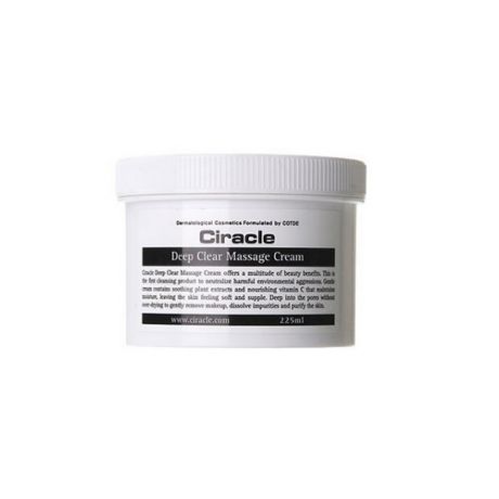 Крем массажный очищающий Deep clear Massage Cream 225 мл (Ciracle, Cleansing)