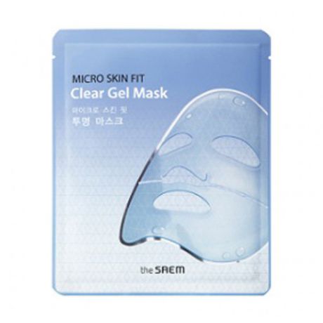 Маска для лица глубоко увлажняющая Micro Skin Fit Clear Gel Mask, 27 г (The Saem, Micro Skin Fit)