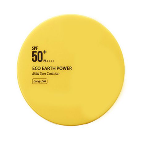 Кушон солнцезащитный Eco Earth Power Mild Sun Cushion, 15 г (The Saem, Sun)