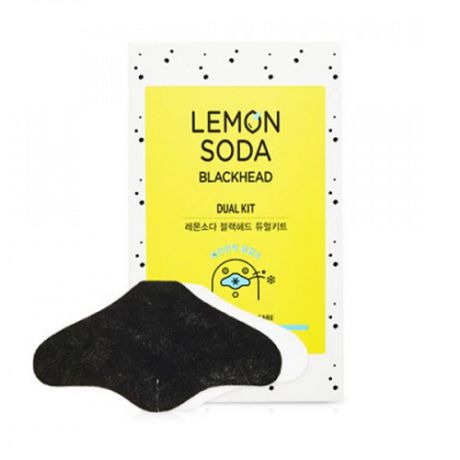 Двухшаговая система очищения пор с экстрактом лимона и соды Lemon Soda Blackhead Dual Kit, 2 г (Etude House, Et.)