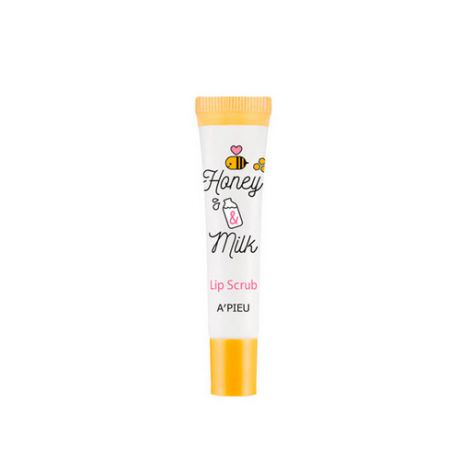 Скраб для губ Honey Milk Lip Scrub 8 мл (Apieu, Для губ)