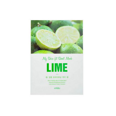 Маска для лица тканевая Lime 25 гр (Apieu, My SkinFit)