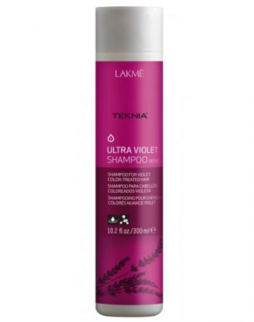 Ultra violet Шампунь для поддержания оттенка окрашенных волос Фиолетовый 300 мл (Lakme, Ultra violet)