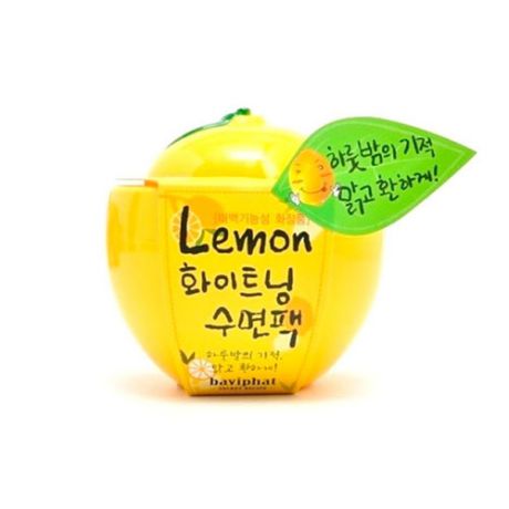 Отбеливающая ночная маска с лимоном Baviphat Lemon Whitening Sleeping Pack 100 г (Baviphat, Lemon)
