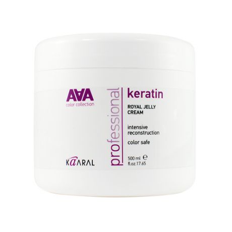 Питательная креммаска для волос с маточным молочком 500 мл (Kaaral, Keratin Color Care)