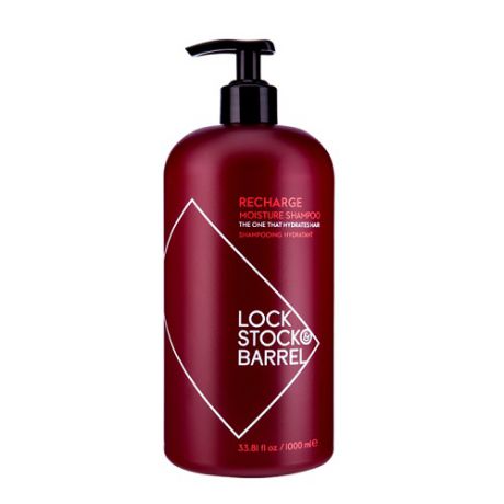 Увлажняющий шампунь для жестких волос 1000 мл (Lock StockBarrel, Recharge)