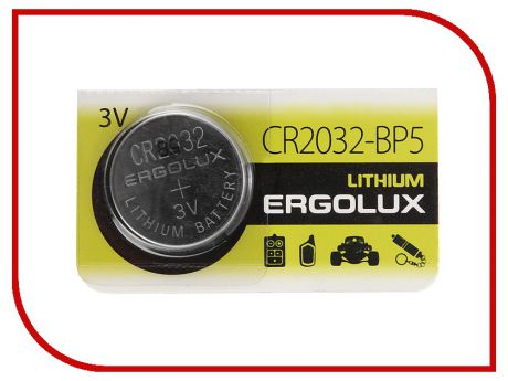 Батарейка CR2032 - Ergolux BL-5 (1 штука)
