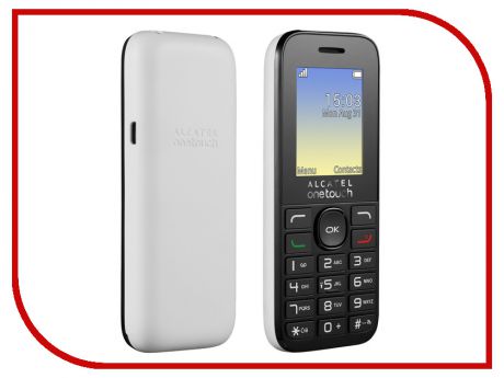 Сотовый телефон Alcatel OneTouch 1020D Pure White