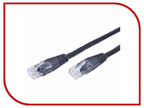 Сетевой кабель Gembird FTP Cablexpert cat.6 1m Black PP6-1M/BK