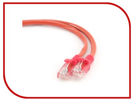 Сетевой кабель Gembird Cablexpert UTP cat.5e 5m Red PP12-5M/R