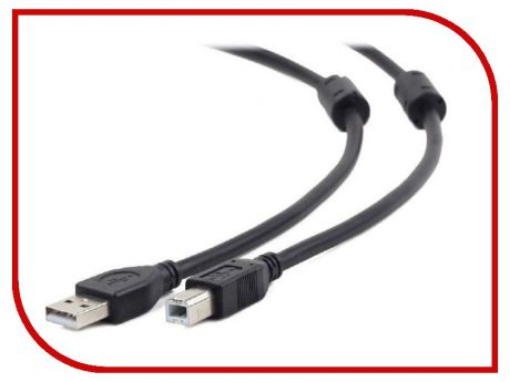 Аксессуар Gembird Cablexpert Pro USB 2.0 AM/BM 4.5m Black CCF2-USB2-AMBM-15