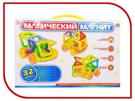 Конструктор ABtoys Магический магнит 32 дет. PT-00744