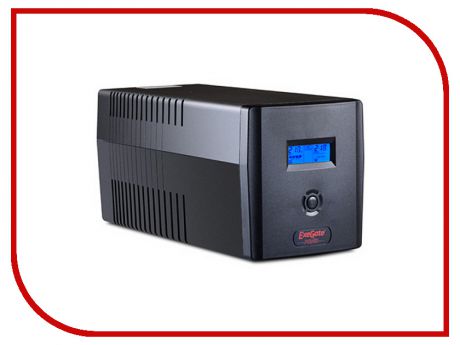 Источник бесперебойного питания ExeGate Smart LCD 1500VA 900W Black ULB-1500