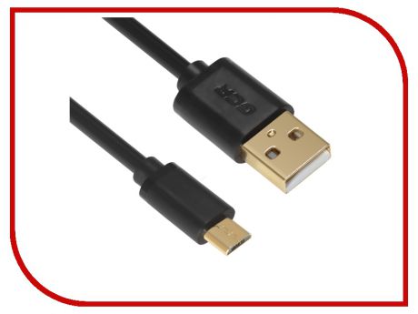 Аксессуар Greenconnect Micro USB 2.0 AM - Micro B 5pin 2m Black GCR-UA8MCB6-BB2SG-2.0m