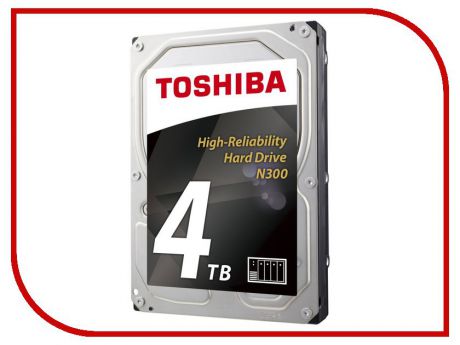 Жесткий диск 4Tb - Toshiba N300 HDWQ140UZSVA
