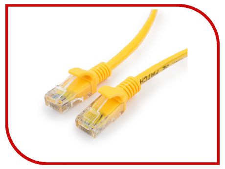 Сетевой кабель Gembird Cablexpert UTP cat.5e 0.5m Yellow PP12-0.5M/Y