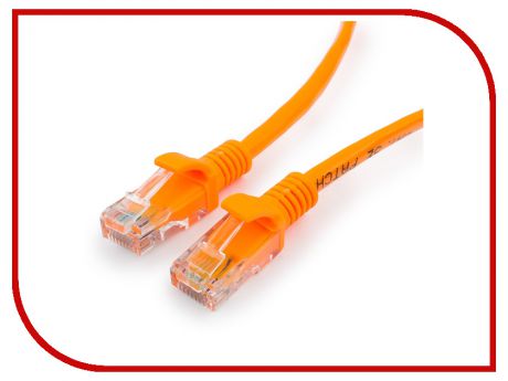 Сетевой кабель Gembird Cablexpert UTP cat.5e 0.5m Orange PP12-0.5M/O