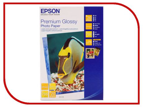 Фотобумага Epson Premium Glossy Photo Paper C13S041729