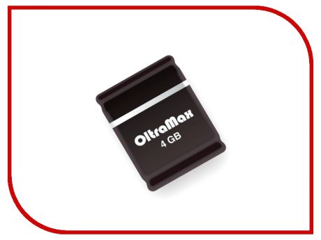 USB Flash Drive 4Gb - OltraMax 50 Black OM004GB-mini-50-B