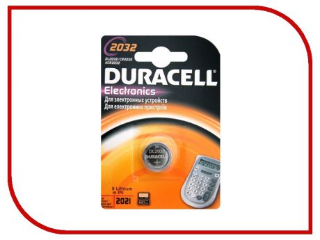 Батарейка CR2032 - Duracell CR2032 BL1 (1 штука)