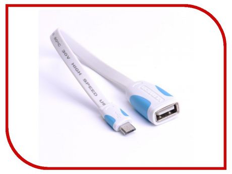 Аксессуар Vention microUSB 5pin to USB AF OTG 0.1m VAS-A09-W010