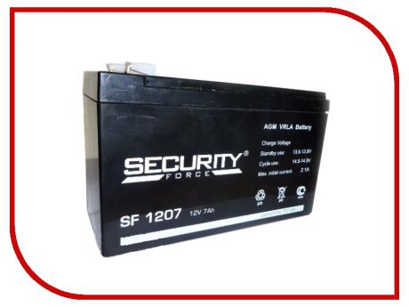 Аккумулятор Security Force / Security Alarm АКБ-7 SF 1207