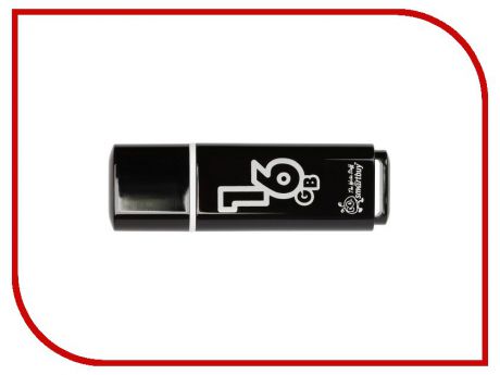 USB Flash Drive 16Gb - Smartbuy Glossy Black SB16GBGS-K
