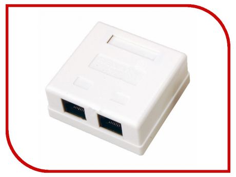 Розетка Rexant 2 Sockets RJ-45 CAT5e 03-0151