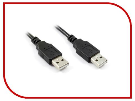 Аксессуар Greenconnect USB 2.0 AM-AM Black GCR-UM2M-BB2S-0.5m