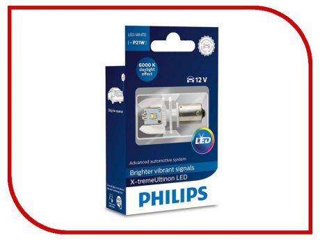 Лампа Philips P21W 12V LED White 12898X1