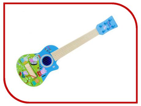Детский музыкальный инструмент Peppa Pig Гитара Свинка Пеппа 1556403