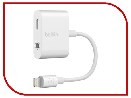 Аксессуар Belkin 3.5mm Audio + Charge RockStar Adapter F8J212btWHT White