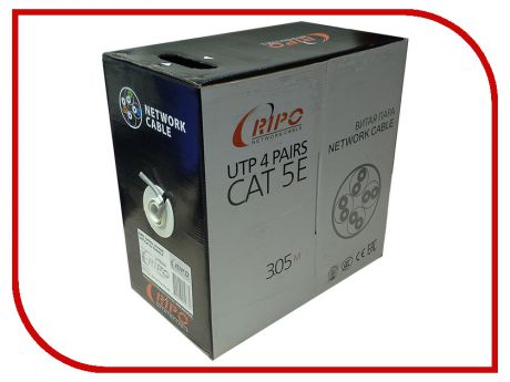 Сетевой кабель RIPO UTP4 cat.5e 24AWG CCA 001-112002/010335