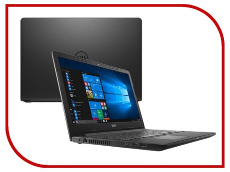 Ноутбук Dell Inspiron 3576 Black 3576-5225 (Intel Core i3-7020U 2.3 GHz/4096Mb/1000Gb/DVD-RW/AMD Radeon 520 2048Mb/Wi-Fi/Bluetooth/Cam/15.6/1920x1080/Linux)