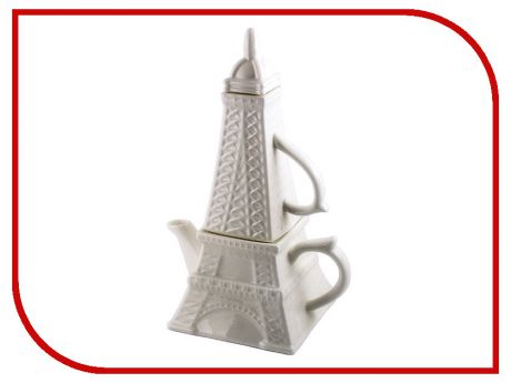 Чайник заварочный с кружкой Эврика Эйфелева башня 95312
