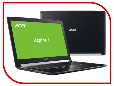 Ноутбук Acer Aspire A717-72G-790U Black NH.GXDER.006 (Intel Core i7-8750H 2.2 GHz/16384Mb/1000Gb+128Gb SSD/nVidia GeForce GTX 1050 4096Mb/Wi-Fi/Bluetooth/Cam/17.3/1920x1080/Linux)