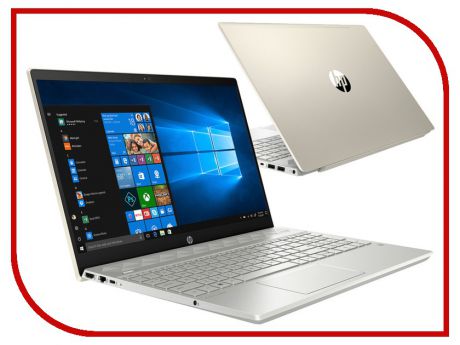 Ноутбук HP Pavilion 15-cs1002ur Pale Gold 5CT78EA (Intel Core i7-8565U 1.8 GHz/16384Mb/1000Gb+256Gb SSD/nVidia GeForce MX150 4096Mb/Wi-Fi/Bluetooth/Cam/15.6/1920x1080/Windows 10 Home 64-bit)