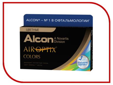 Контактные линзы Alcon Air Optix Colors 2 (2 линзы / 8.6 / 0) Green