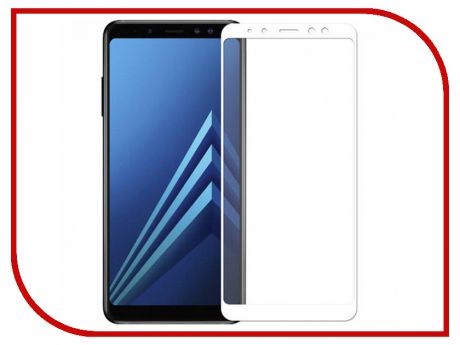 Аксессуар Противоударное стекло для Samsung Galaxy A7 2018 Innovation 2D Full Glue Cover White 14198