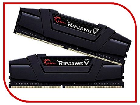 Модуль памяти G.Skill Ripjaws V DDR4 DIMM 3200MHz PC4-25600 CL15 - 16Gb KIT (2x8Gb) F4-3200C15D-16GVK