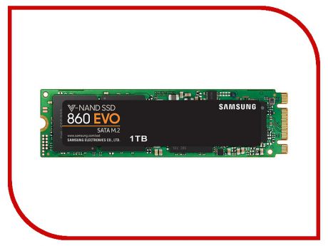 Жесткий диск 1Tb - Samsung 860 EVO M.2 MZ-N6E1T0BW