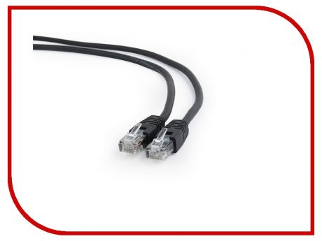 Сетевой кабель Gembird Cablexpert UTP cat.6 1m Black PP6U-1M/BK