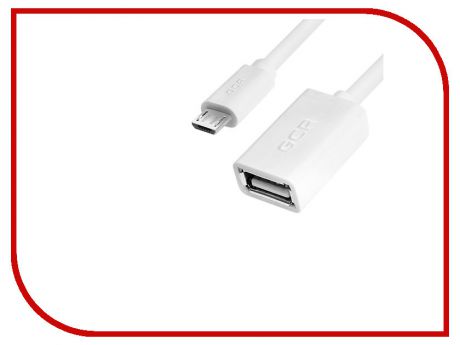 Аксессуар Greenconnect OTG Micro USB - USB 2.0 AF 0.15m White GCR-MB5AF-AA-0.15m